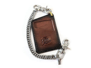 Minimalist Leather Chain Wallet