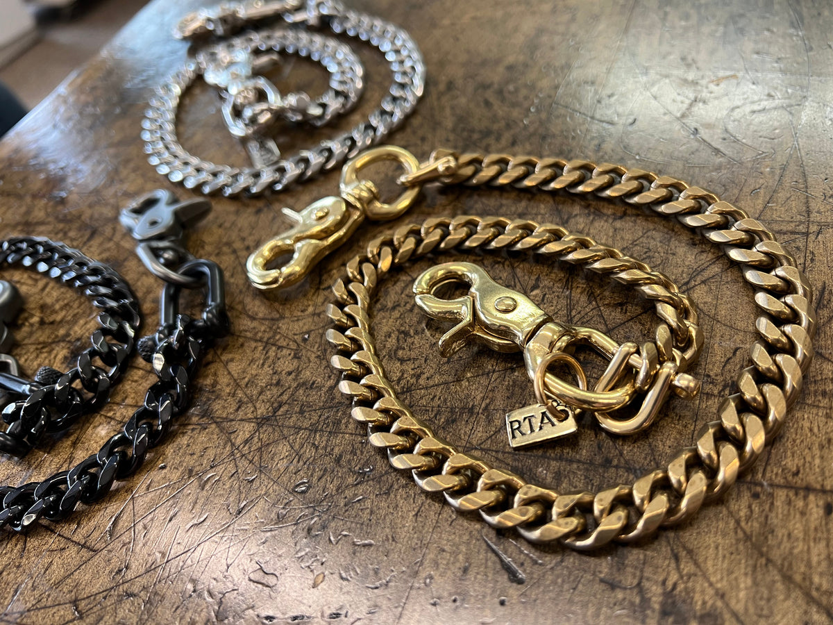 Anvil Customs Filed Oval Link Wallet Chain