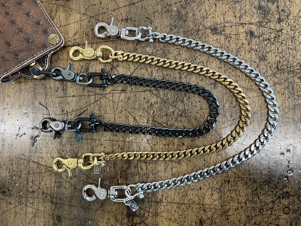 Chainmaille Wallet Chain Clasp - Brass - Anvil Customs