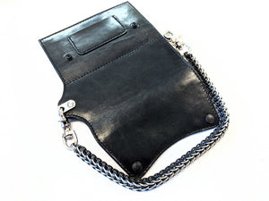 Trucker Trifold Leather Chain Wallet - Anvil Customs