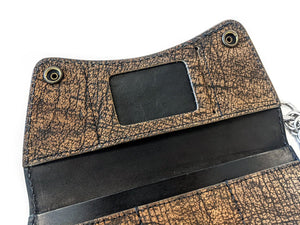 Trucker Trifold - Safari Brown Cape Buffalo