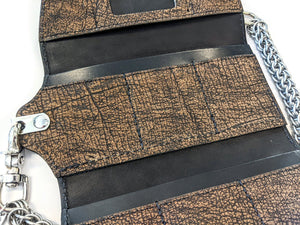 Trucker Trifold - Safari Brown Cape Buffalo
